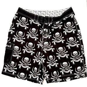 Motorhead Lemmy Dragonfly Mens Board Shorts Swim Trunks March Or Die sz 40